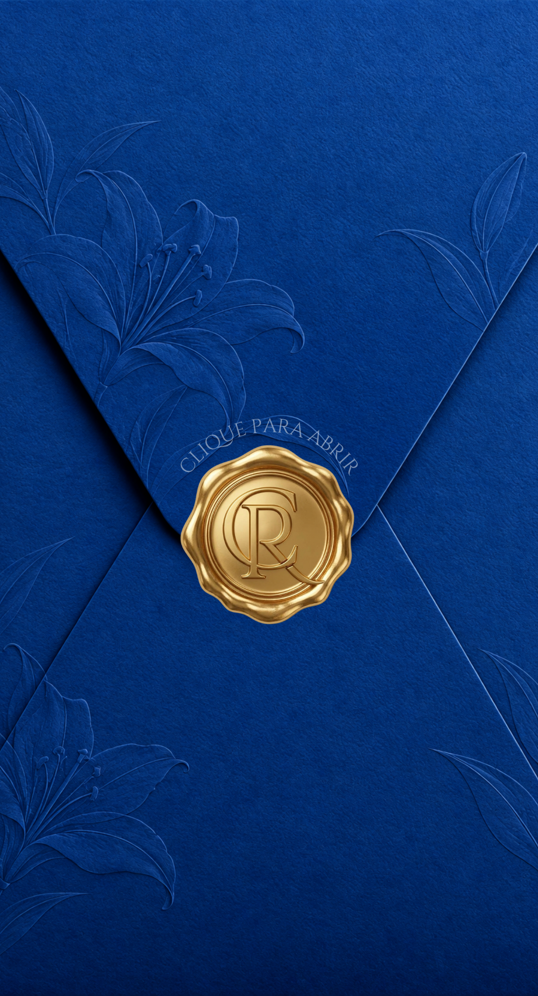 Capa do convite de Cecilia Reis