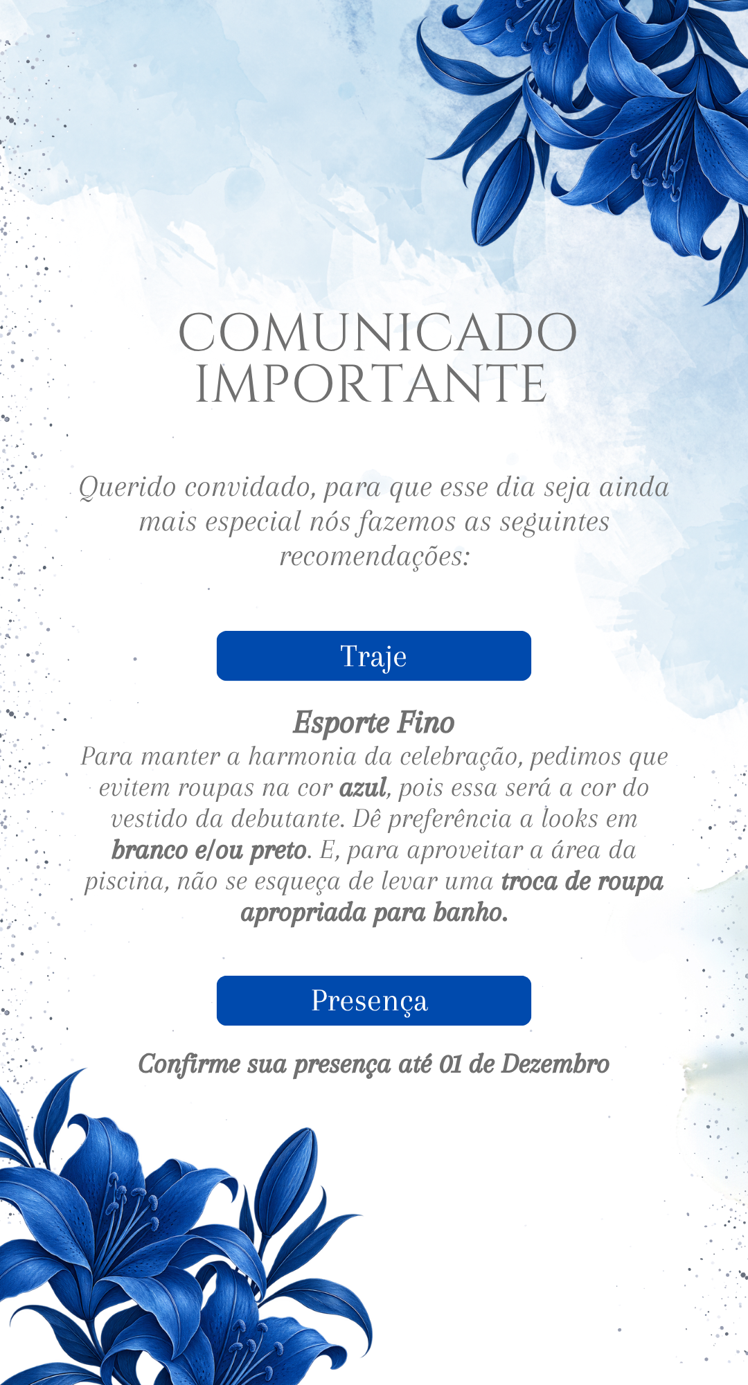 Comunicado importante